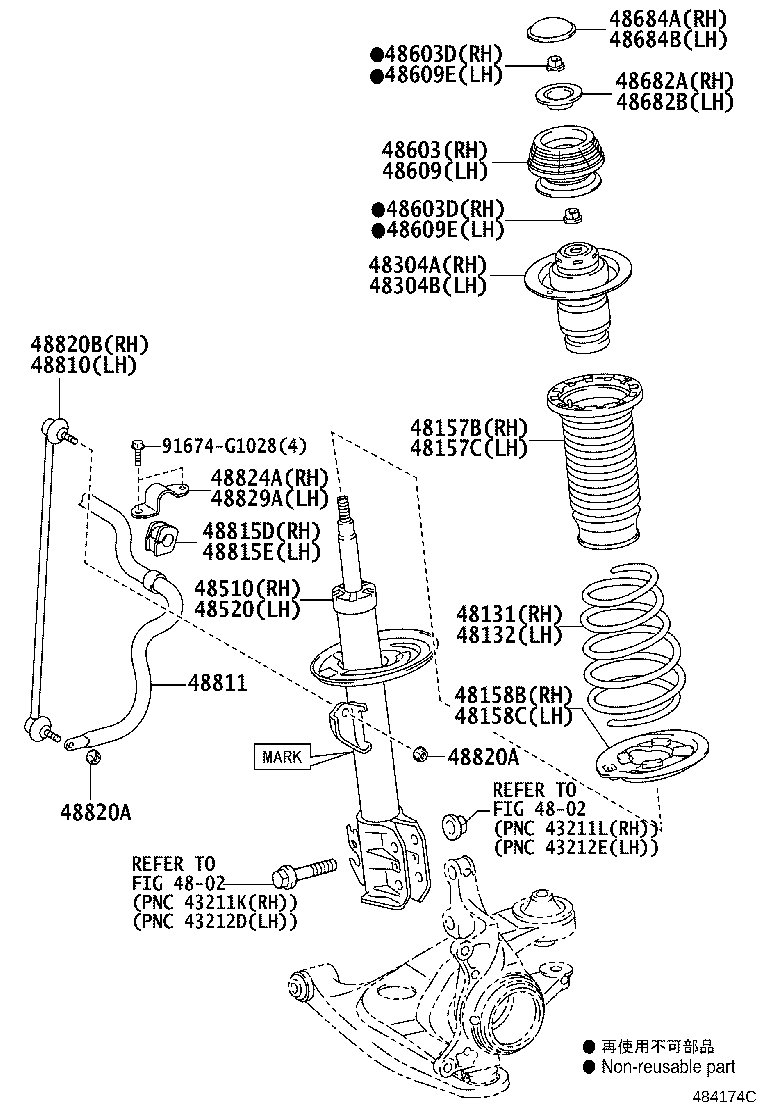 48131-52L30 SPRING, FRONT COIL, RH product image