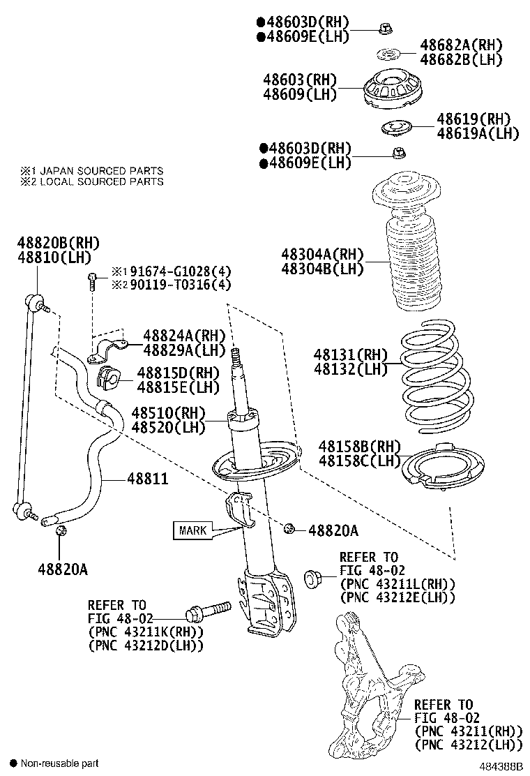 48131-0DF70 SPRING, FRONT COIL, RH product image