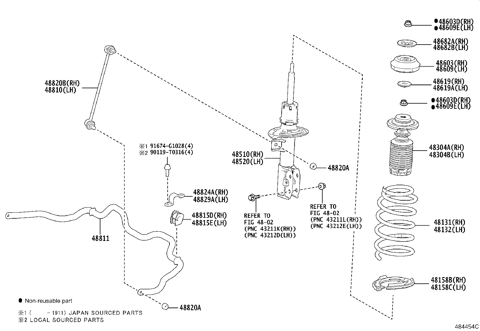48131-0DE40 SPRING, FRONT COIL, RH product image