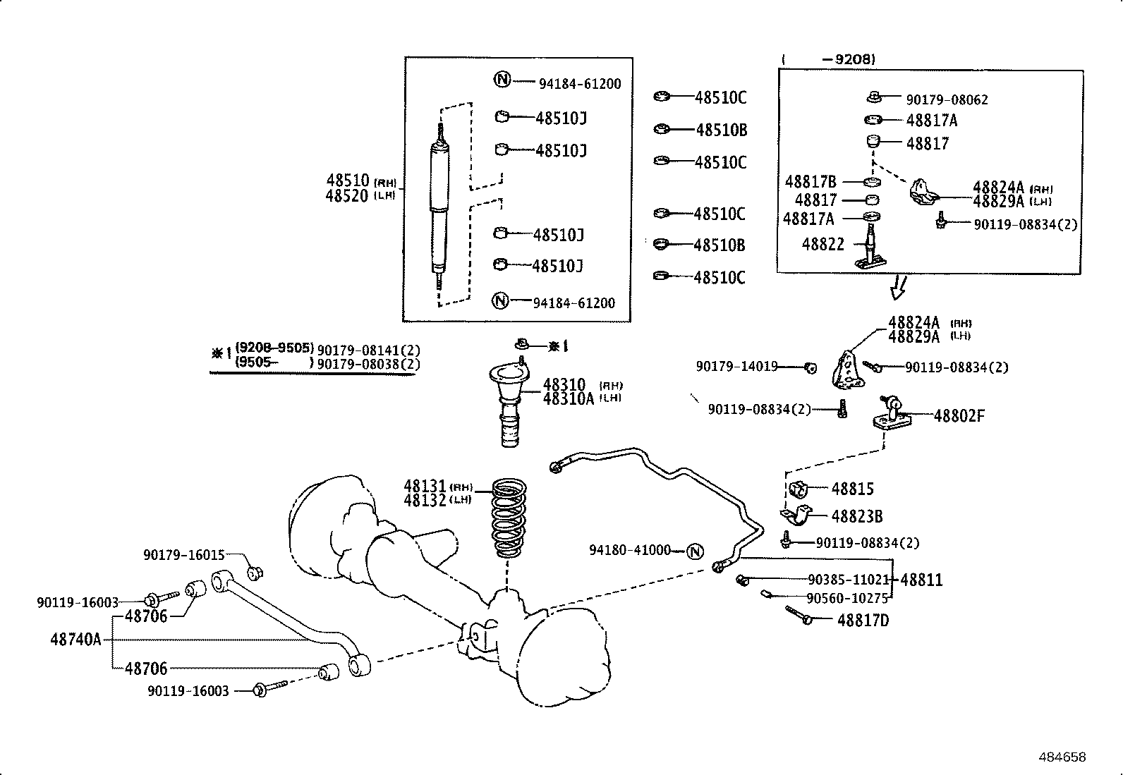 48131-60820 SPRING, FRONT COIL, LH product image