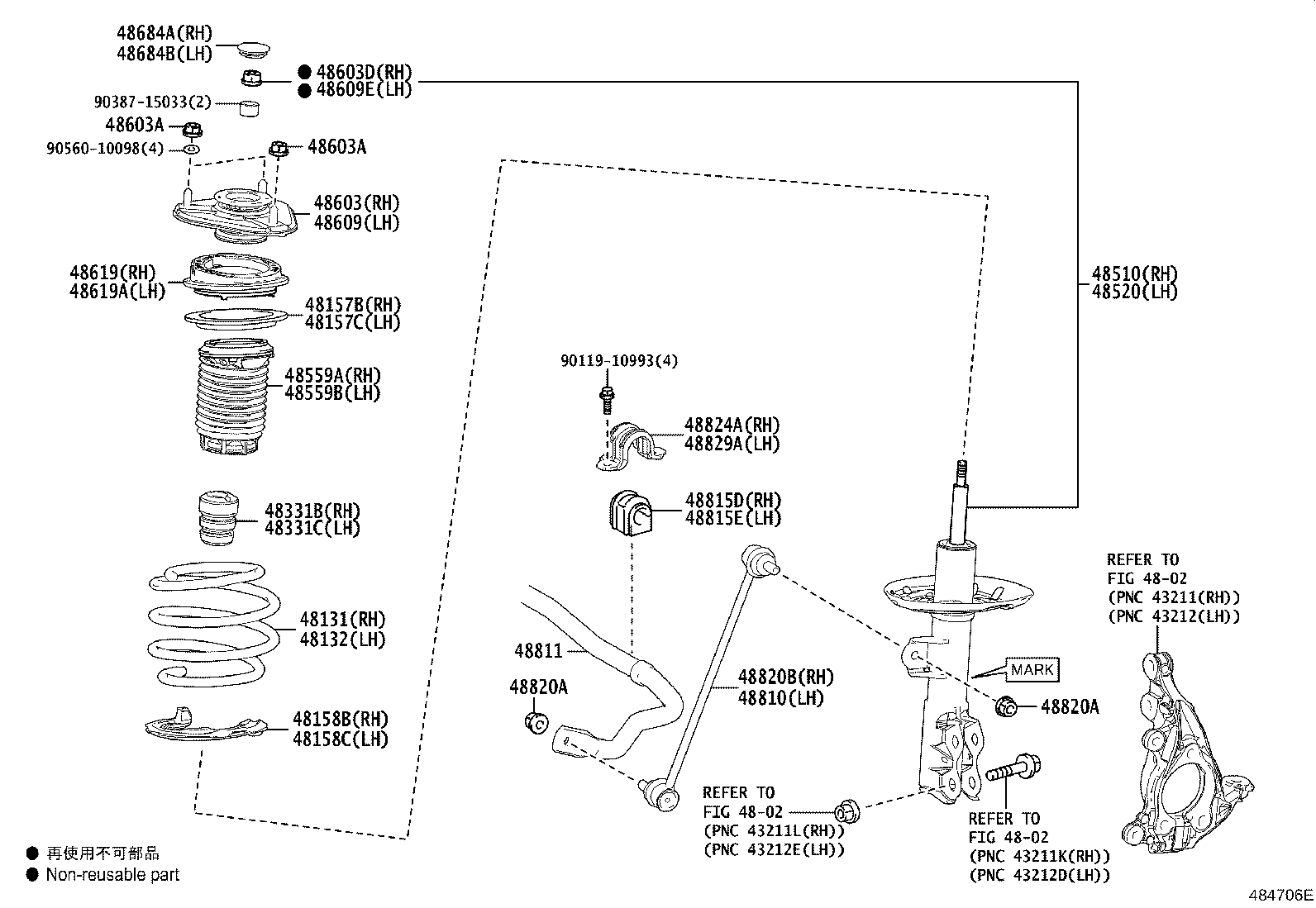 48131-47360 SPRING, FRONT COIL, RH product image
