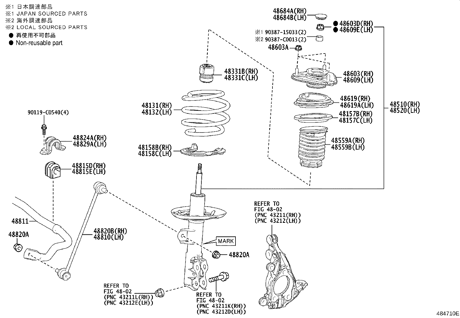 48131-F4190 SPRING, FRONT COIL, RH product image