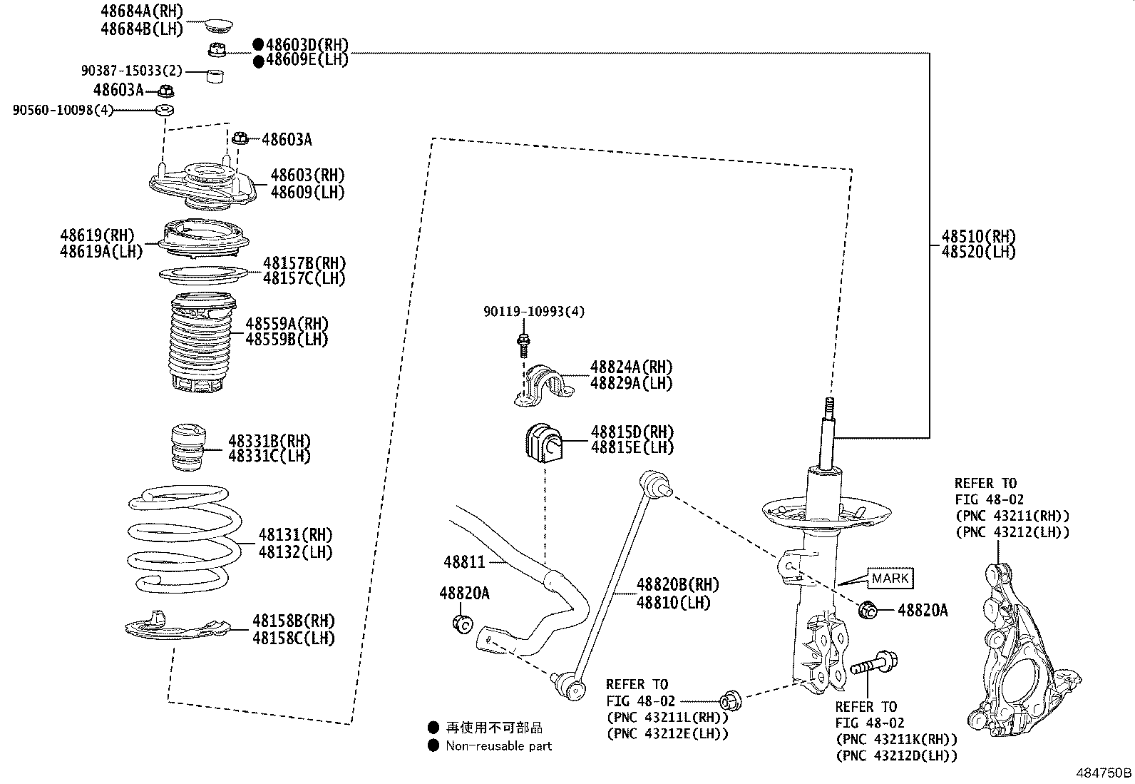 48131-47320 SPRING, FRONT COIL, RH product image