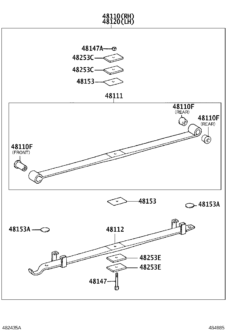 48131-37180 SPRING, FRONT COIL, RH product image