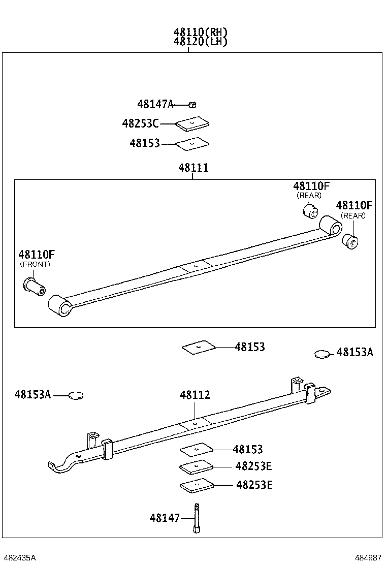 48131-37180 SPRING, FRONT COIL, RH product image