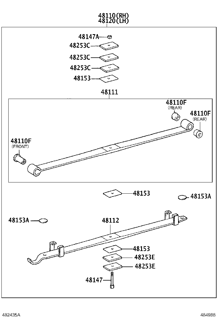 48131-37180 SPRING, FRONT COIL, RH product image