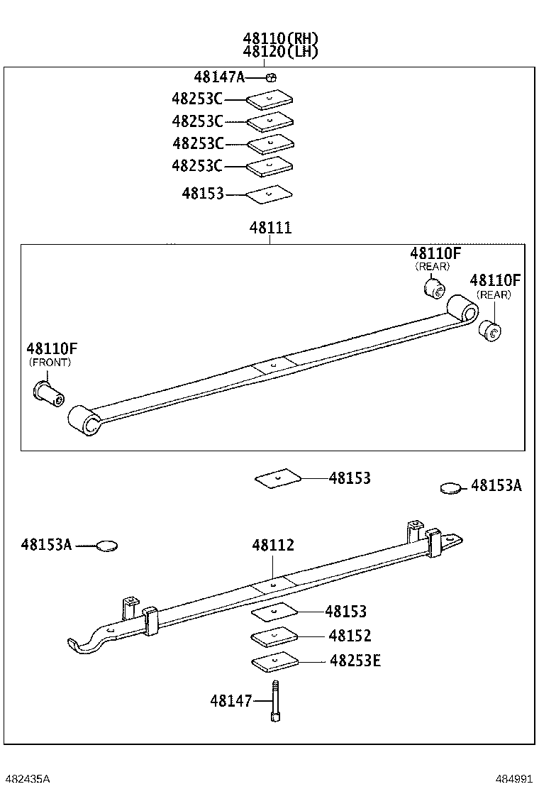 48131-37180 SPRING, FRONT COIL, RH product image