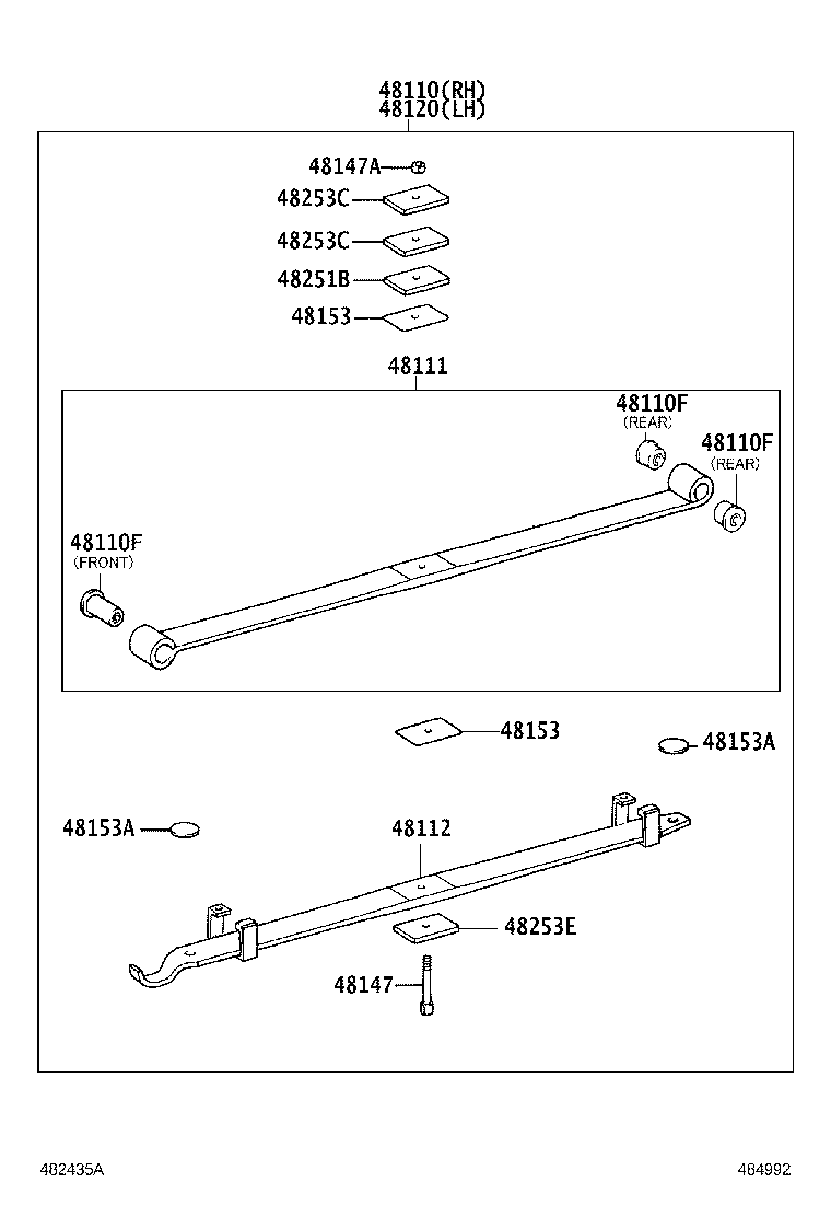 48131-37180 SPRING, FRONT COIL, RH product image