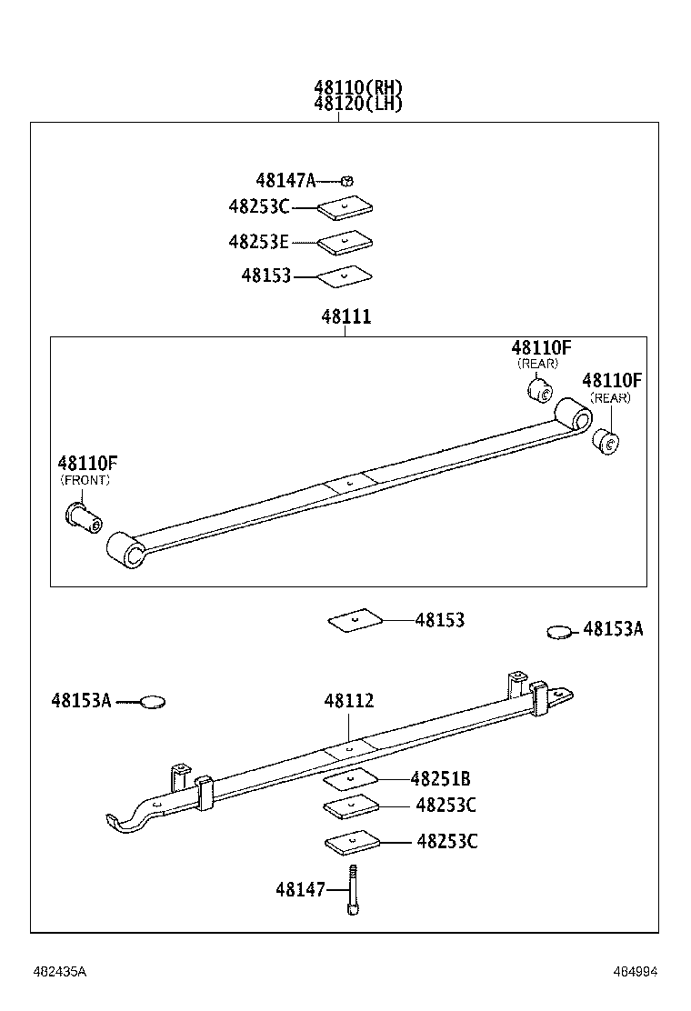 48131-37180 SPRING, FRONT COIL, RH product image