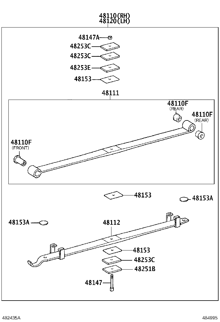 48131-37180 SPRING, FRONT COIL, RH product image