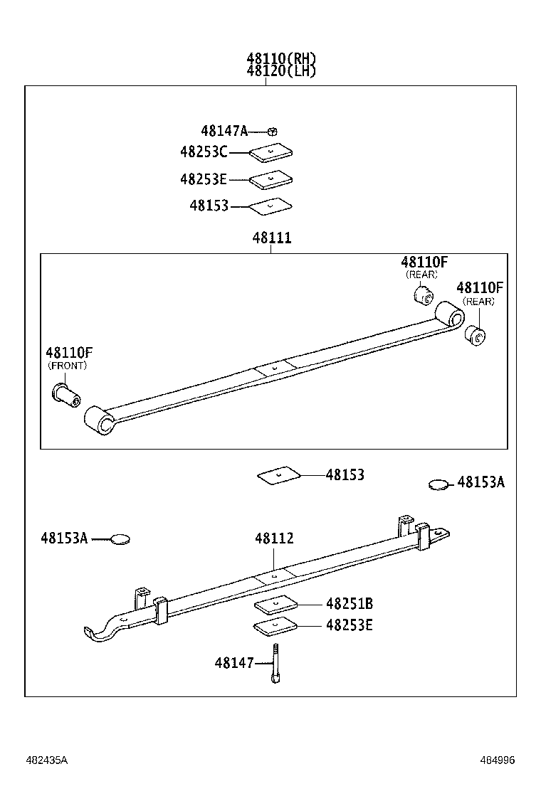 48131-37180 SPRING, FRONT COIL, RH product image