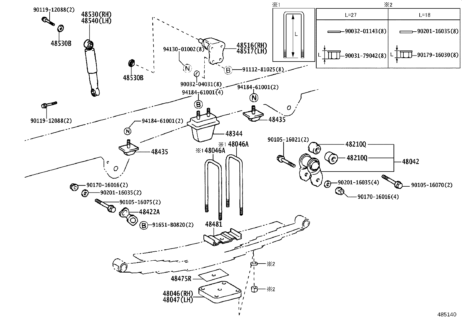 48202-3V021 LEAF, REAR SPRING, NO.3 product image