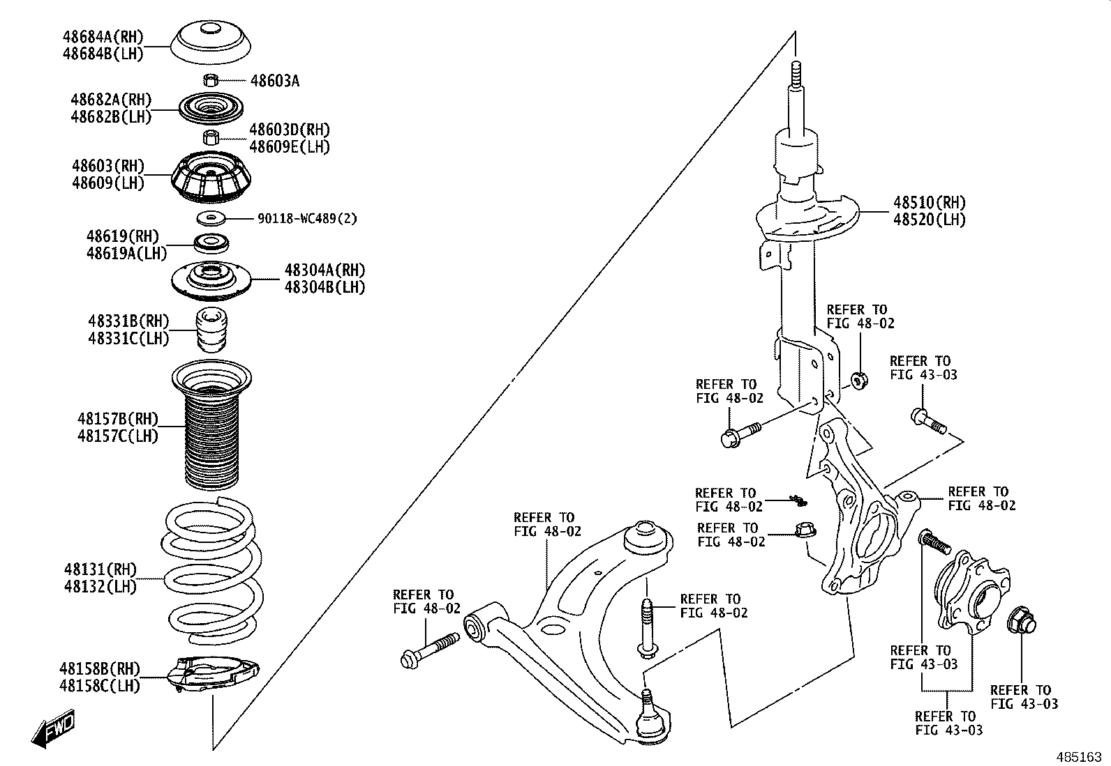 48559-WC002 INSULATOR, FRONT COIL SPRING, UPPER RH product image