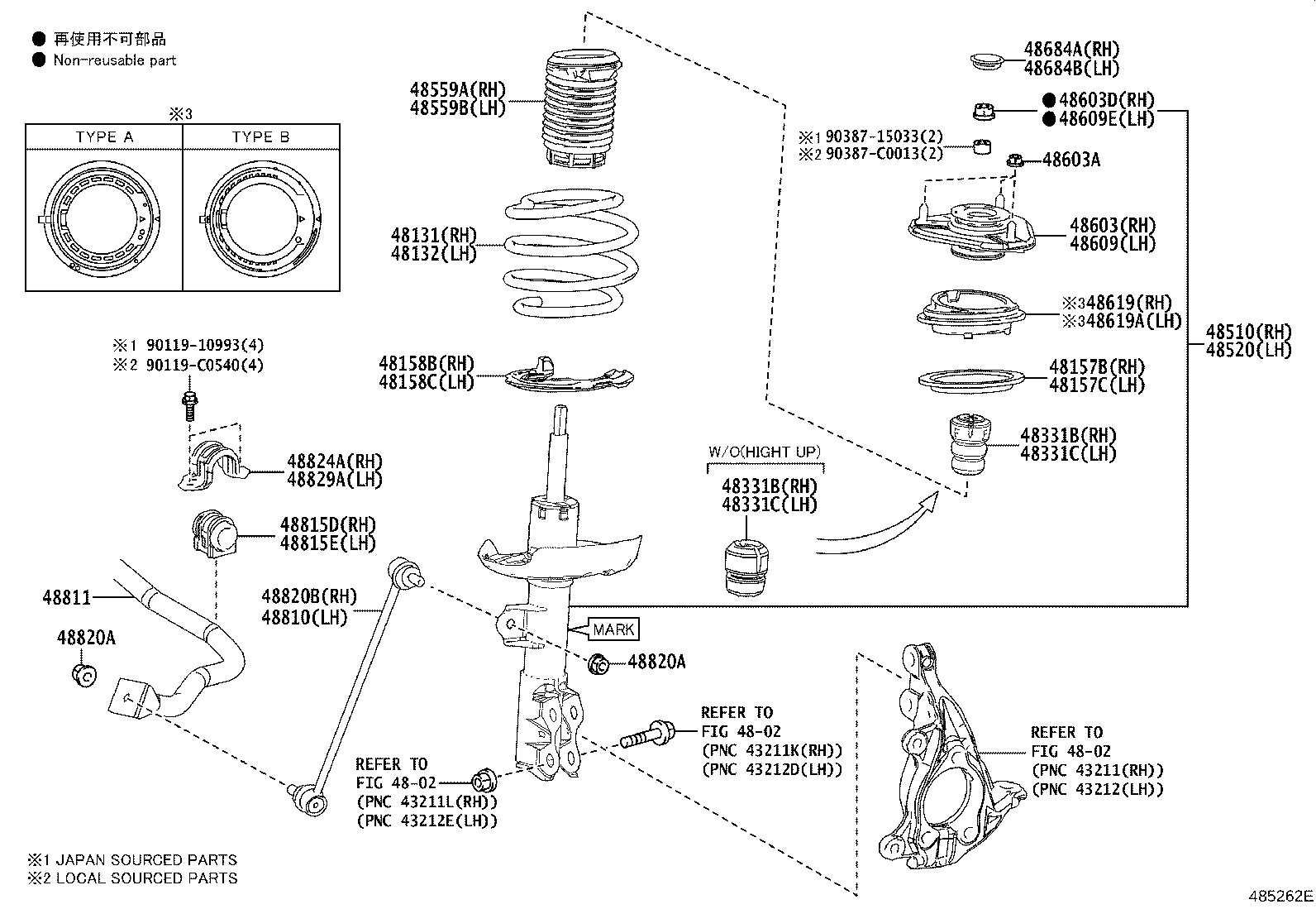 48131-0ZC50 SPRING, FRONT COIL, RH product image