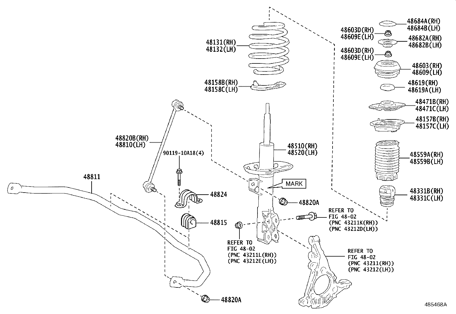 48131-52R80 SPRING, FRONT COIL, RH product image