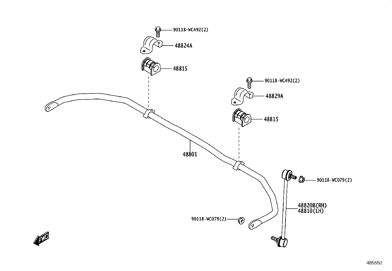 48131-WC020 SPRING, FRONT COIL, RH product image