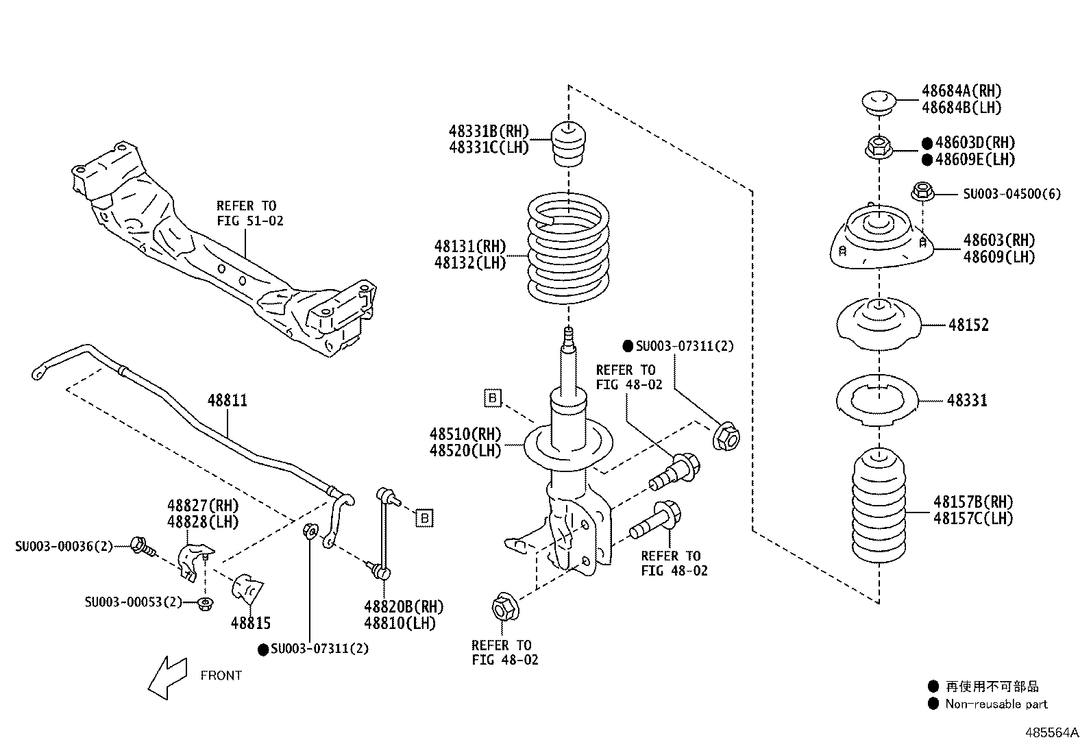 SU003-10776 SPRING, FRONT COIL, RH product image