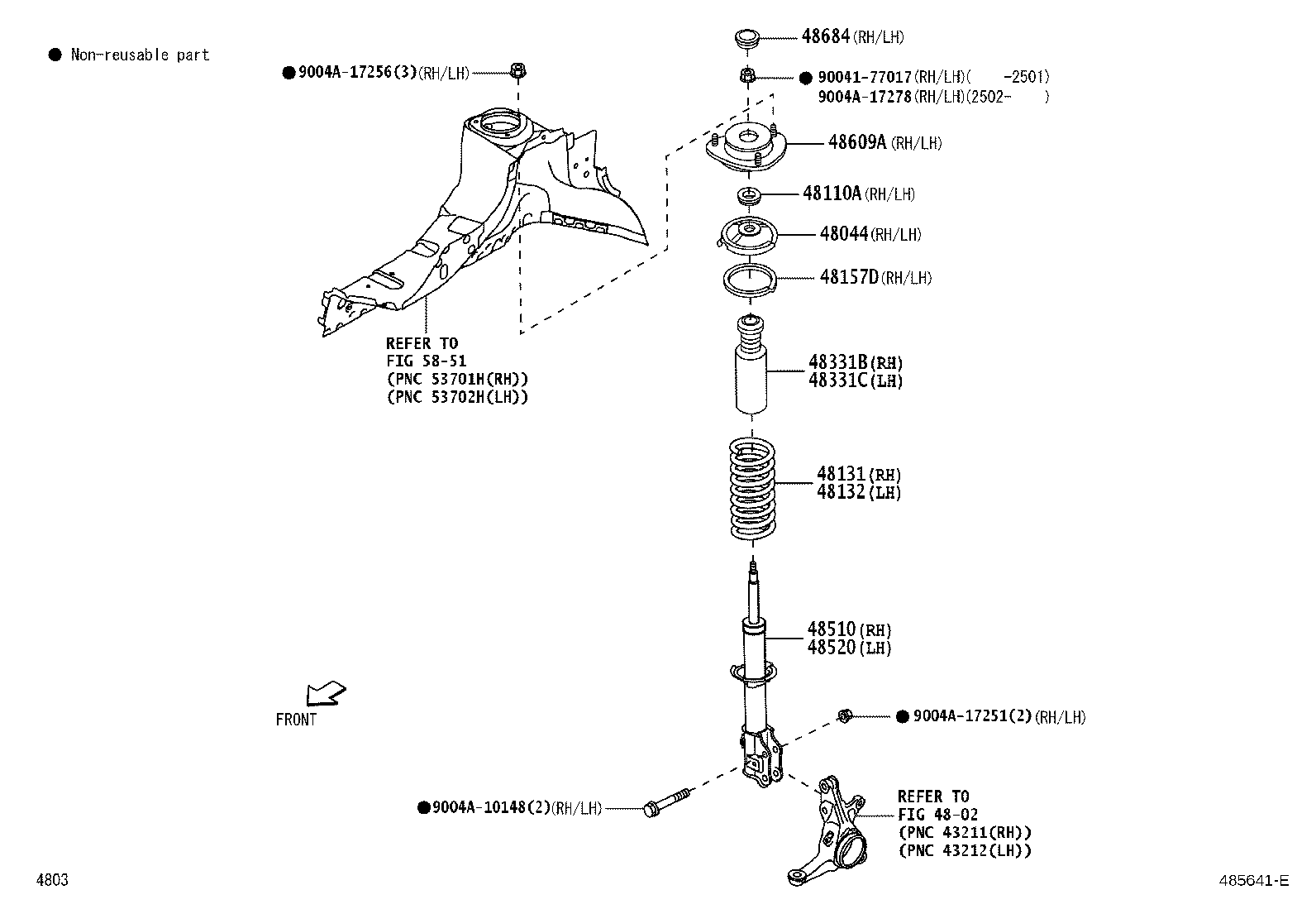 48157-BZ020 INSULATOR, FRONT COIL SPRING product image