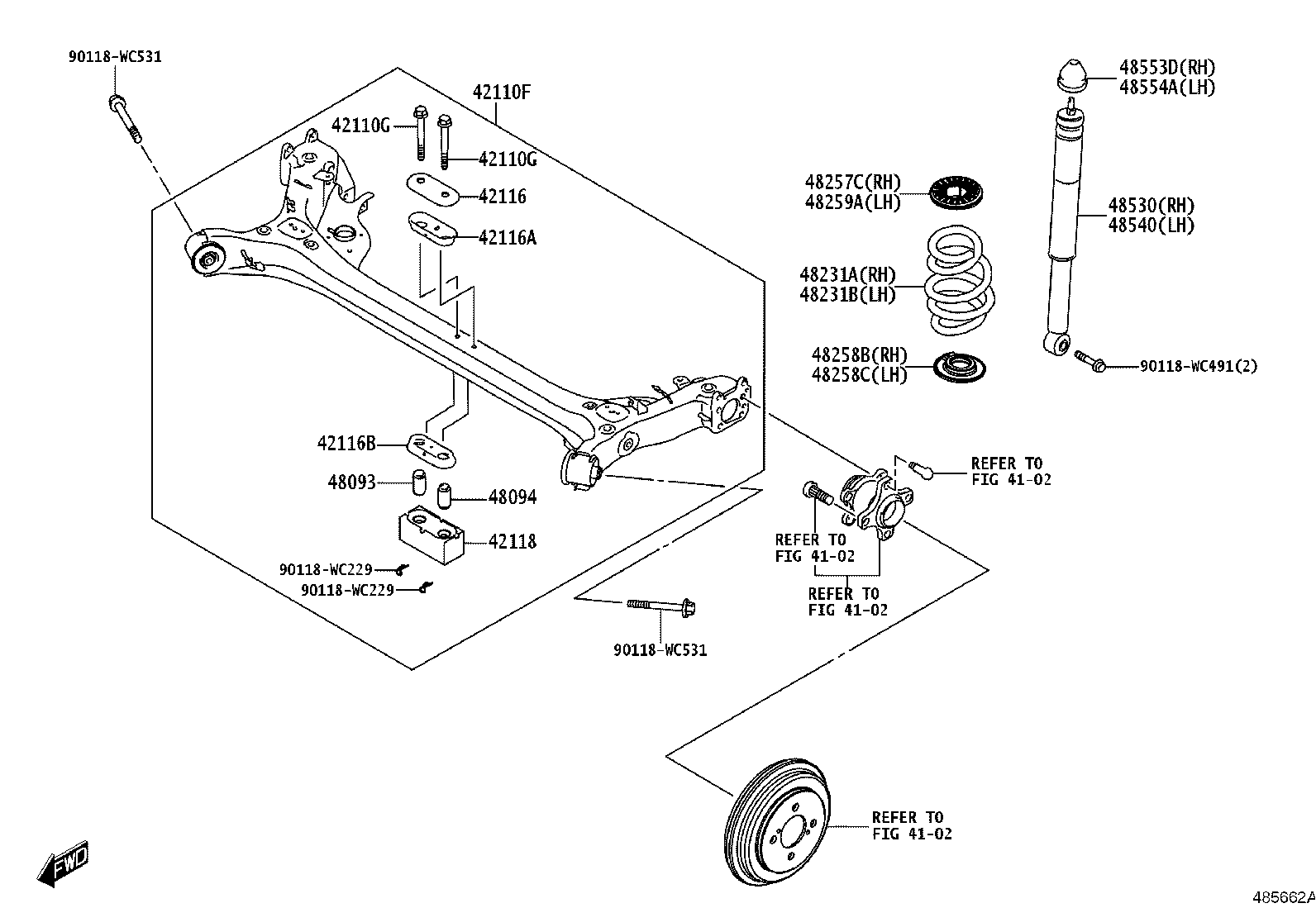 48231-WC009 SPRING, COIL, REAR RH product image