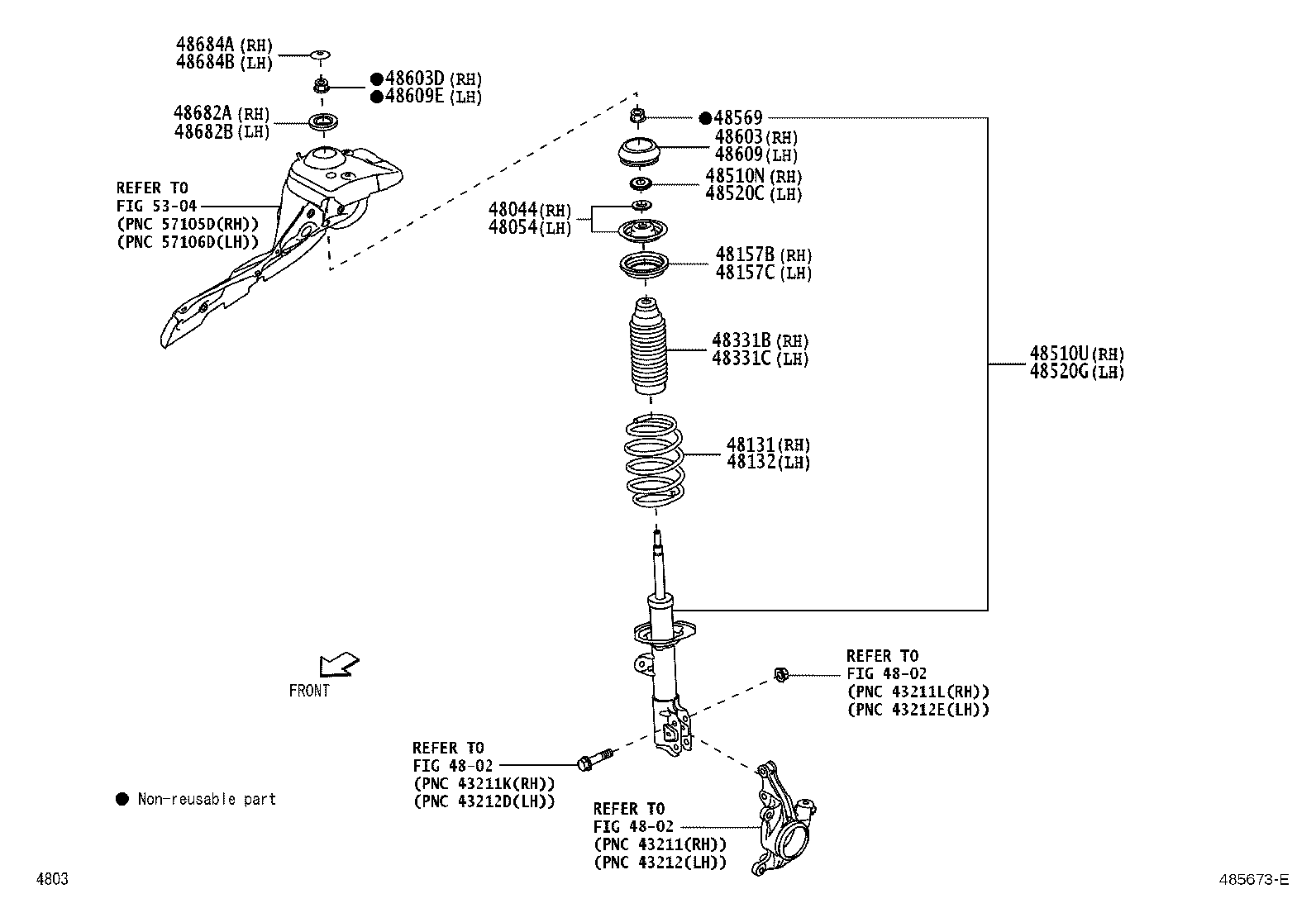 48044-BZ140 SEAT SUB-ASSY, FRONT SPRING, NO.1 product image