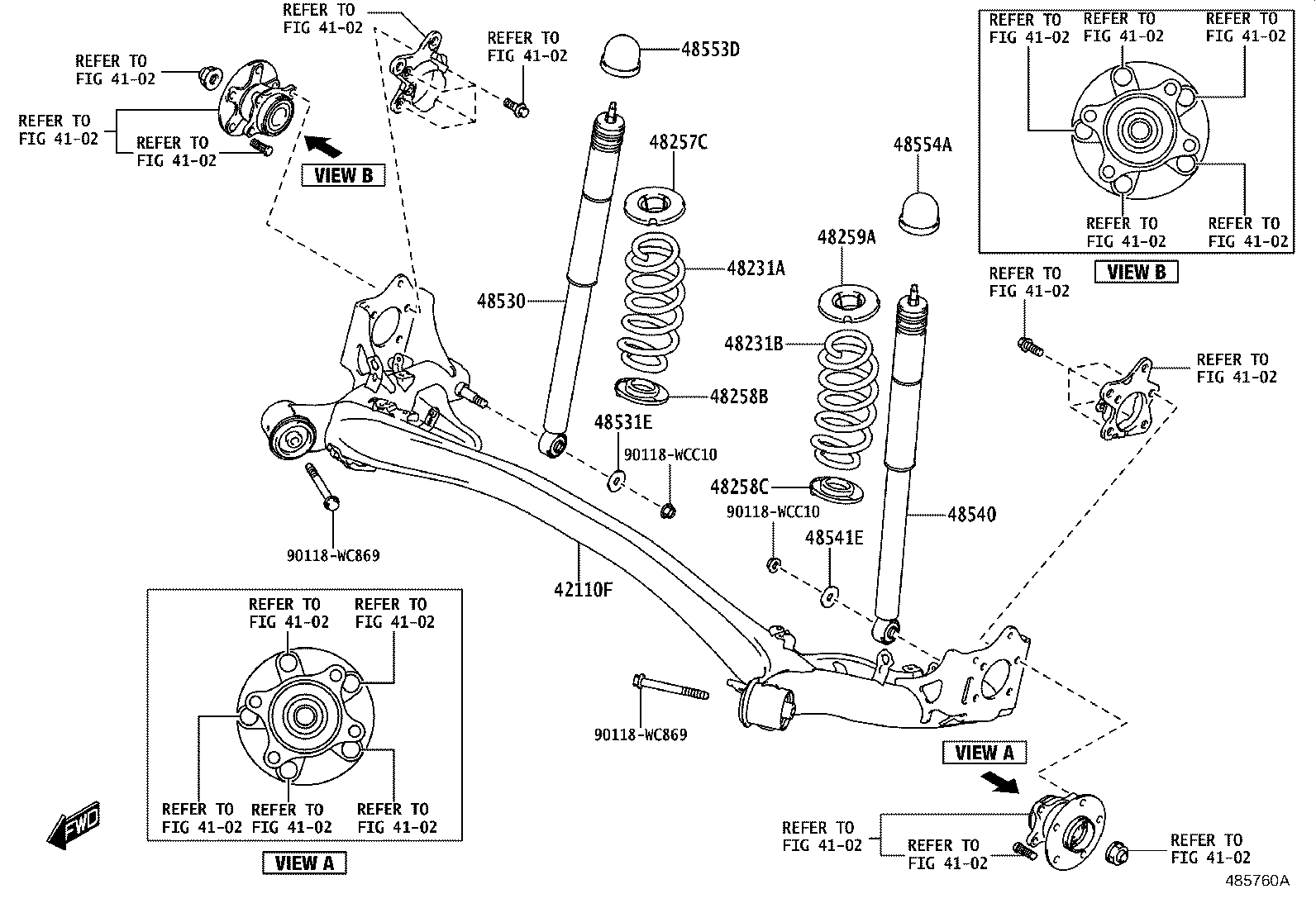 48231-WC010 SPRING, COIL, REAR RH product image