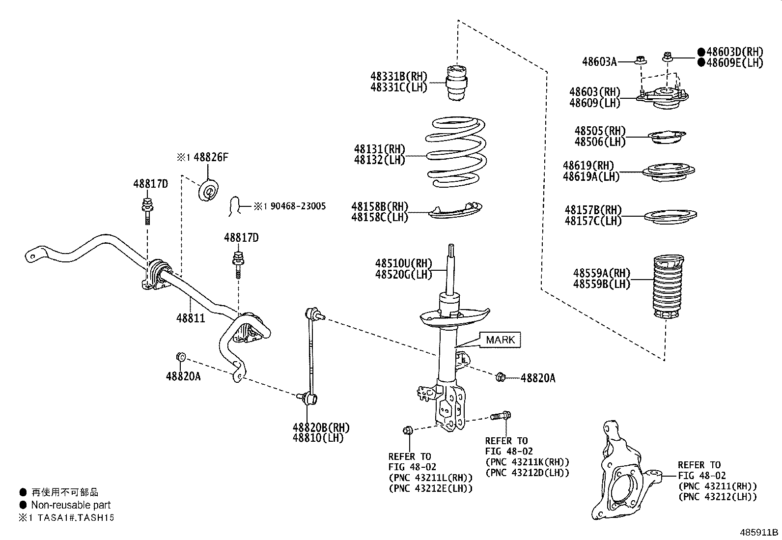 48131-0E620 SPRING, FRONT COIL, RH product image