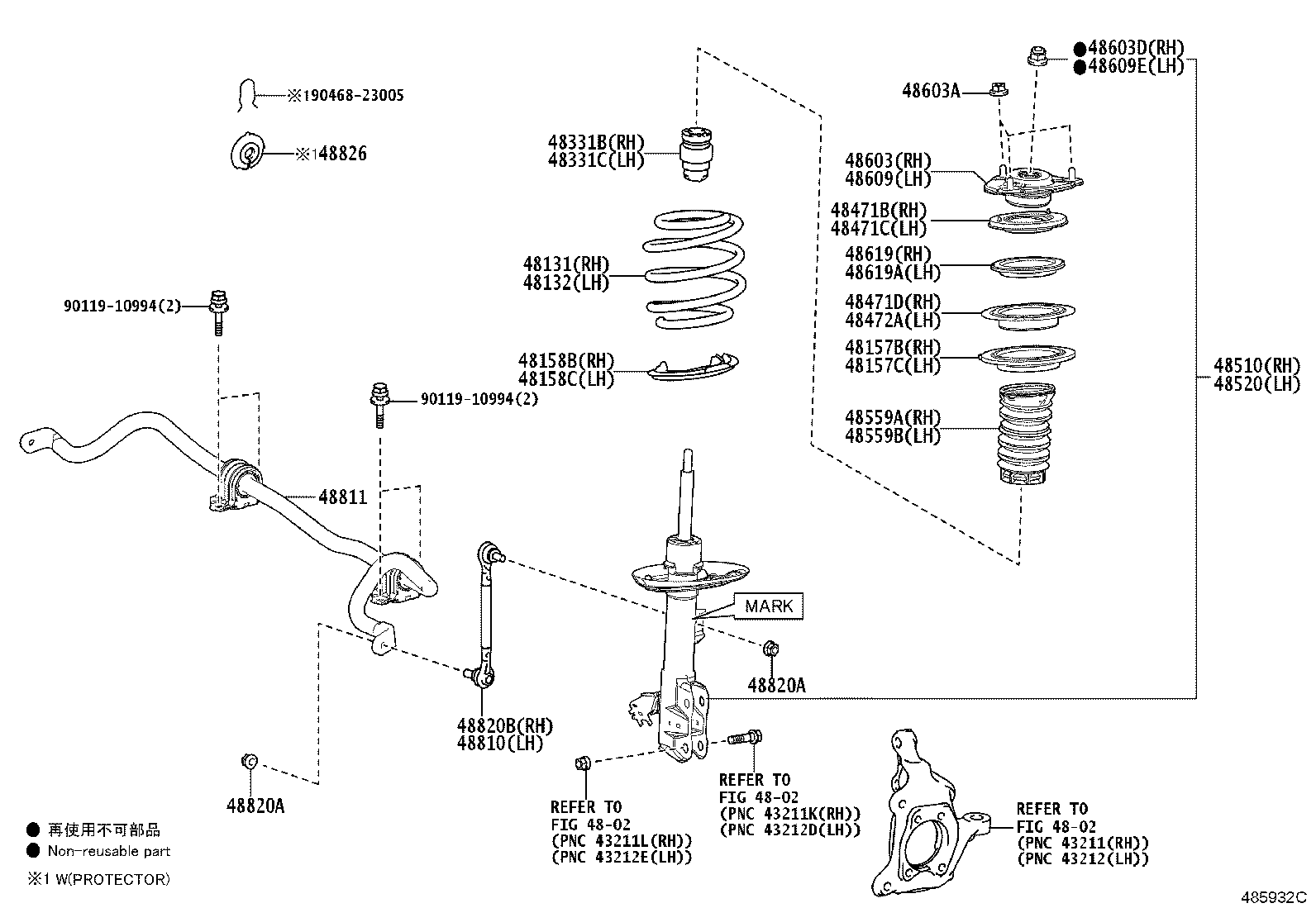48131-V2020 SPRING, FRONT COIL, RH product image