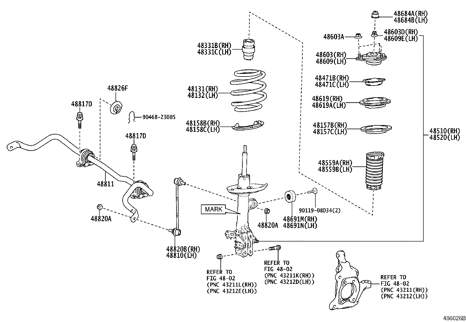 48131-40210 SPRING, FRONT COIL, RH product image
