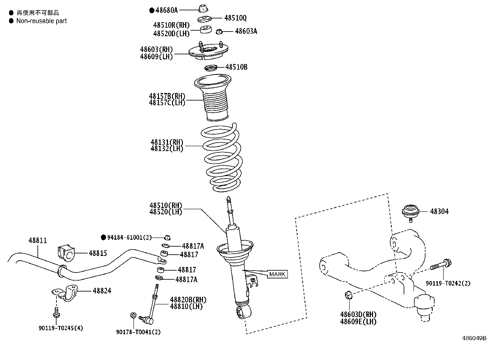 48131-0KV40 SPRING, FRONT COIL, RH product image