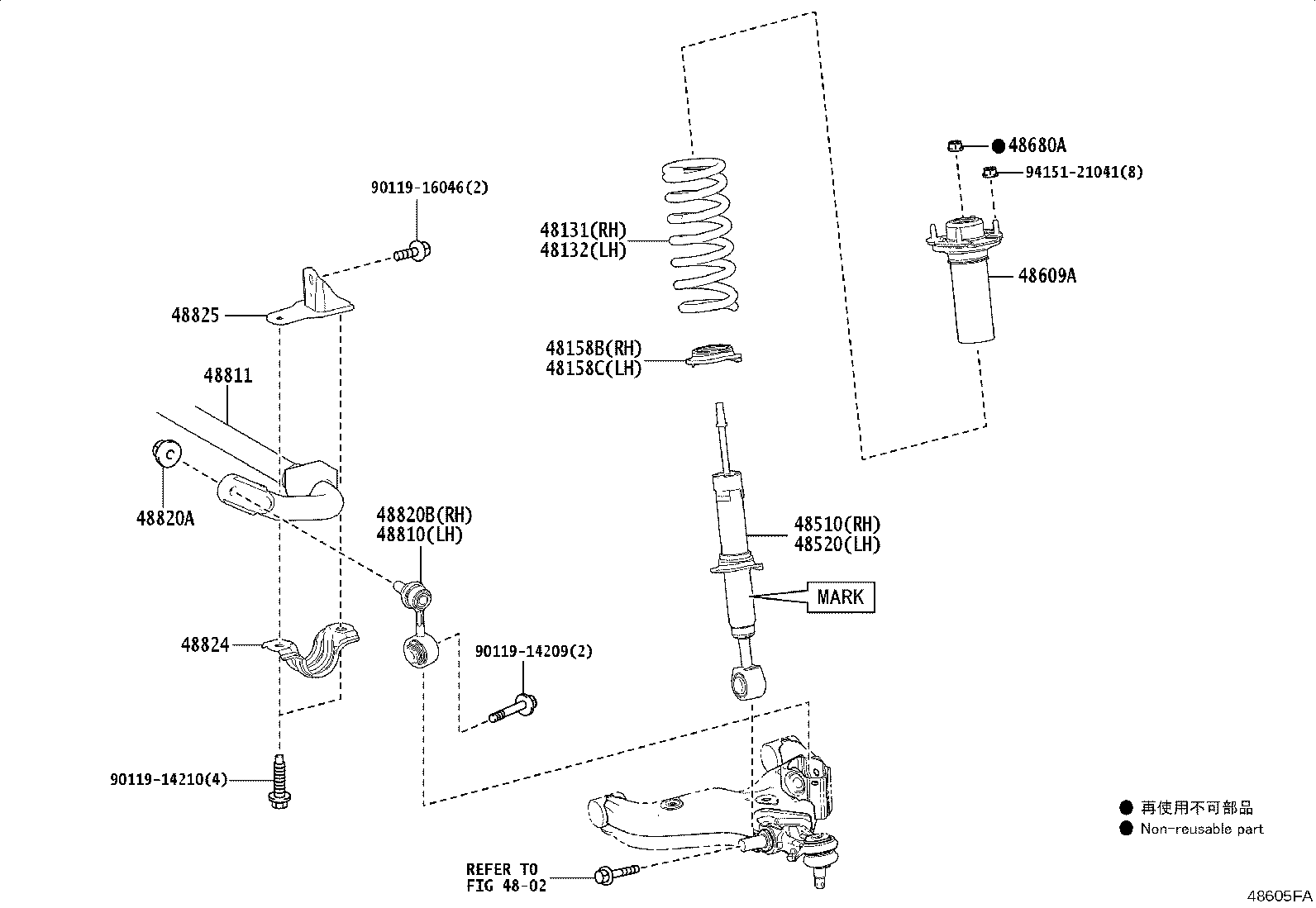 48131-60S91 SPRING, FRONT COIL, RH product image