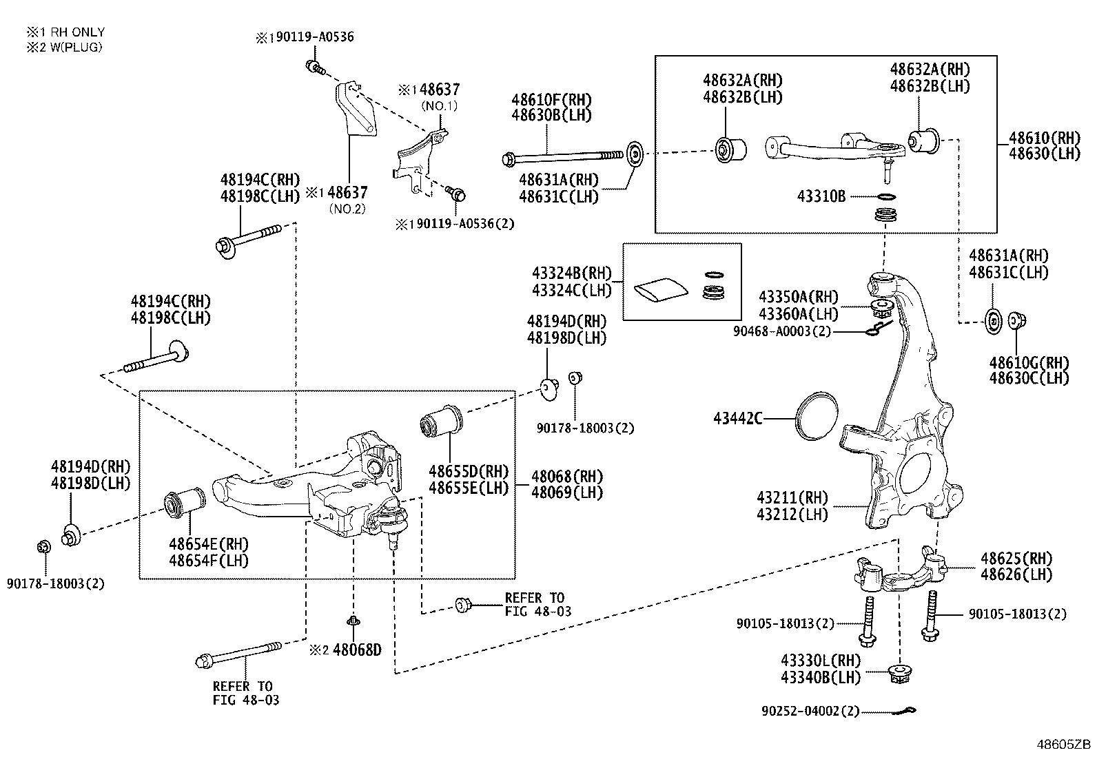 48626-YY020 ATTACHMENT, FRONT LOWER BALL JOINT, LH product image