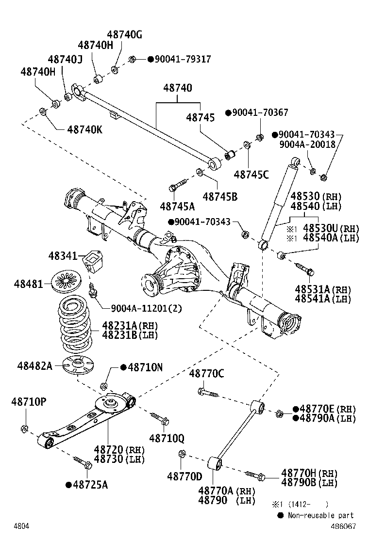 48537-BZ040 BUSH(FOR REAR SHOCK ABSORBER RH) product image
