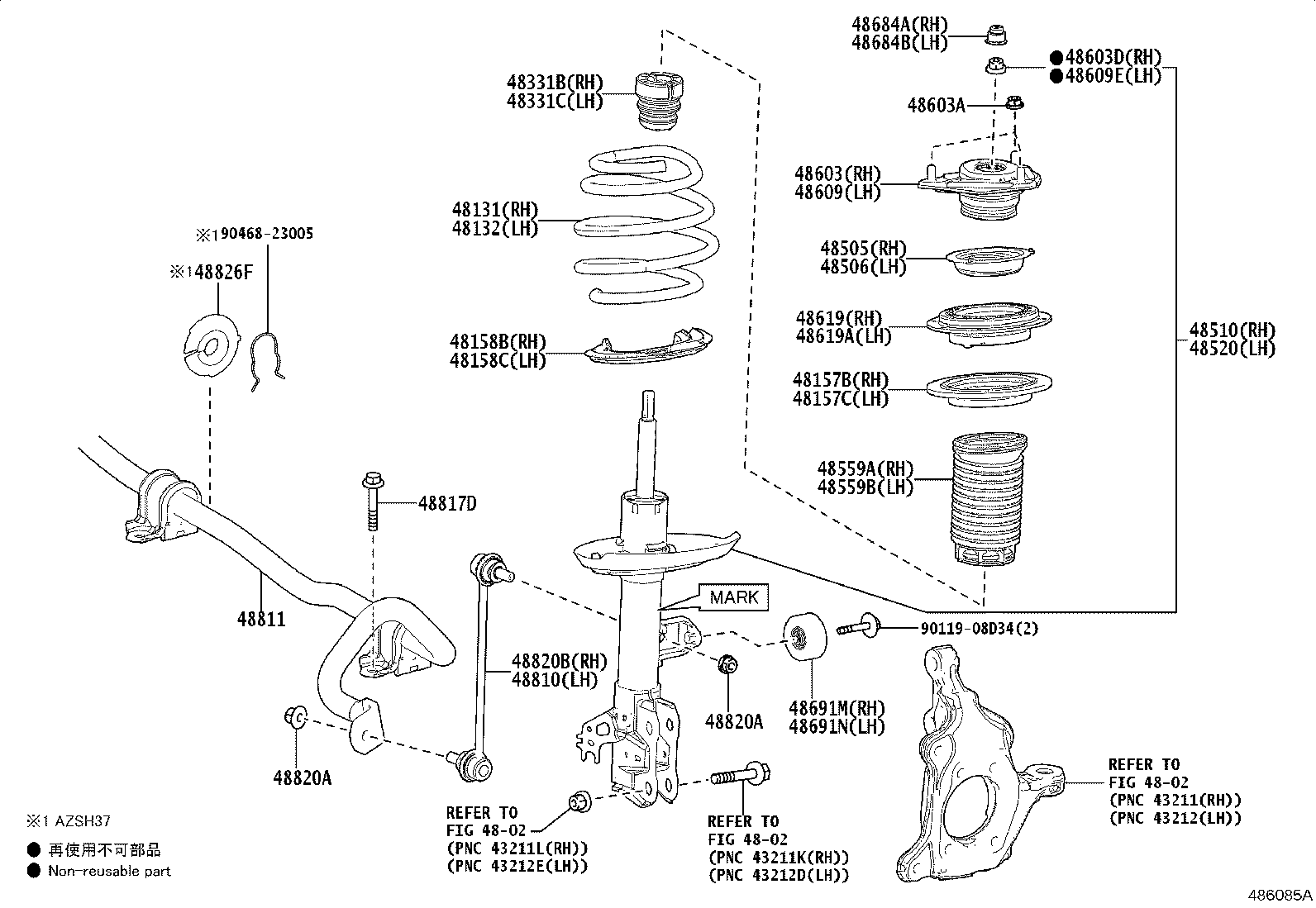 48131-30G90 SPRING, FRONT COIL, RH product image