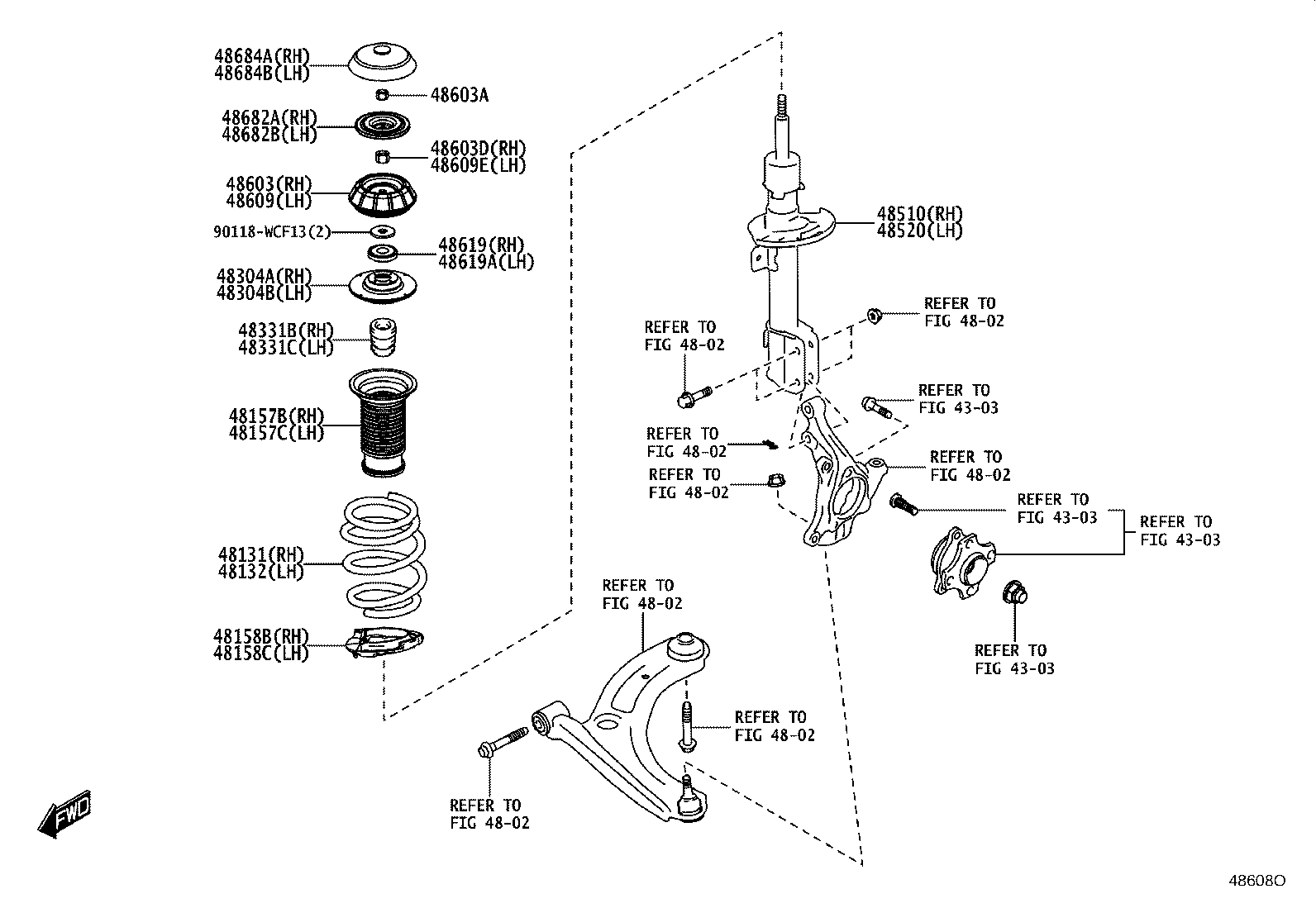 48131-WC027 SPRING, FRONT COIL, RH product image