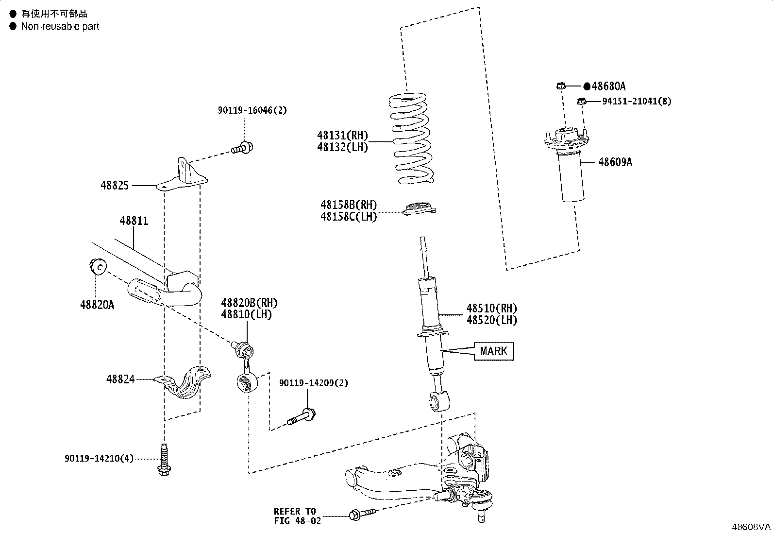 48131-0G150 SPRING, FRONT COIL, RH product image