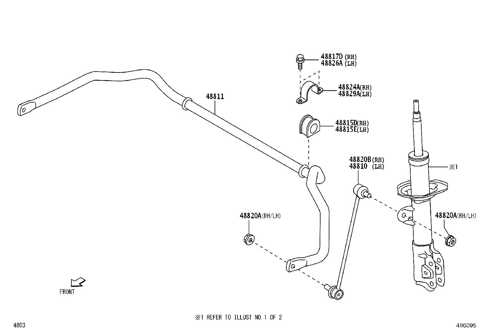 48131-BZF10 SPRING, FRONT COIL, RH product image