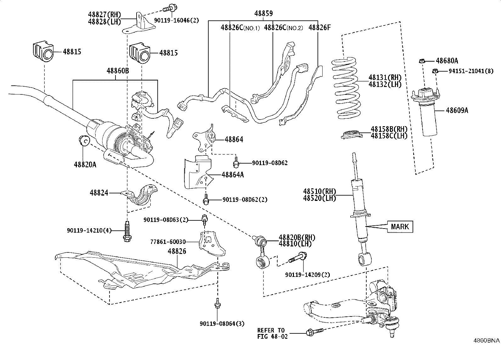 48131-35760 SPRING, FRONT COIL, RH product image