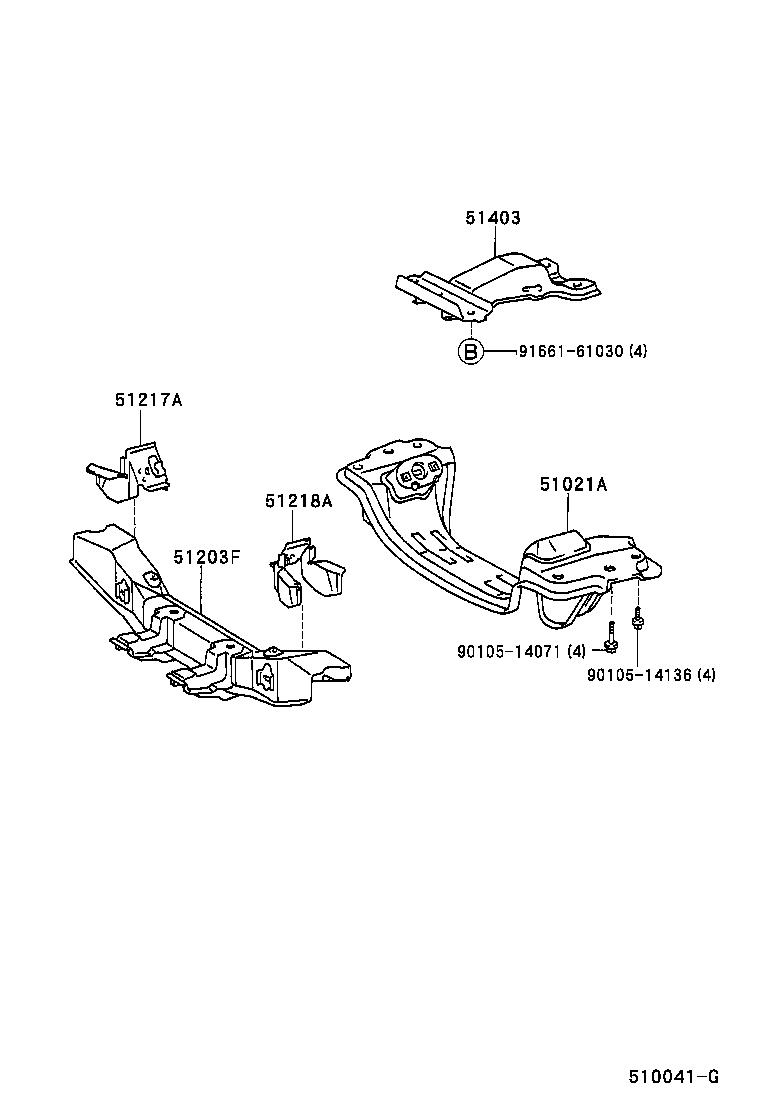 51406-26020 COVER, ENGINE UNDER, NO.2 product image