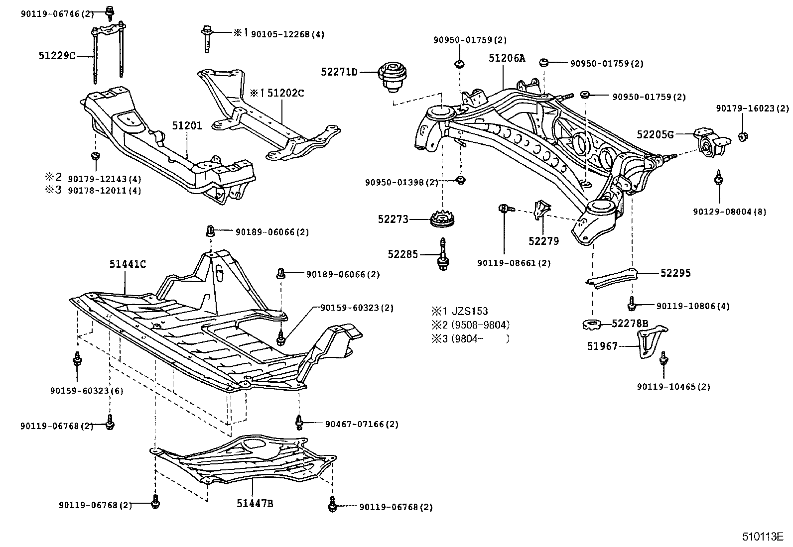 51405-30010 COVER, ENGINE UNDER, RH product image