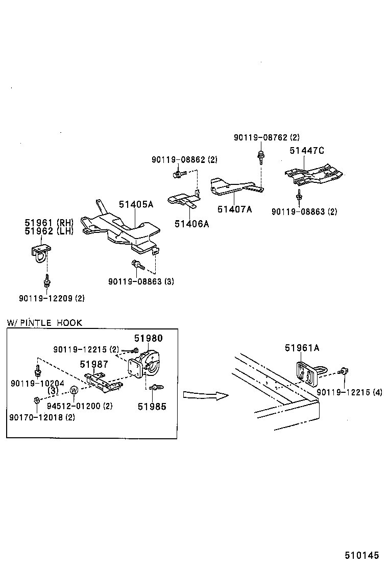 51442-60080 COVER, ENGINE UNDER, NO.2 product image