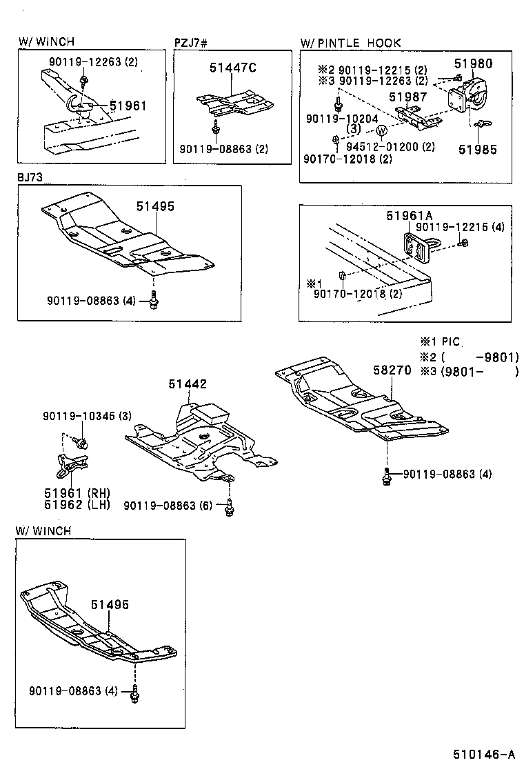 51405-60110 COVER SUB-ASSY, ENGINE UNDER, NO.1 product image