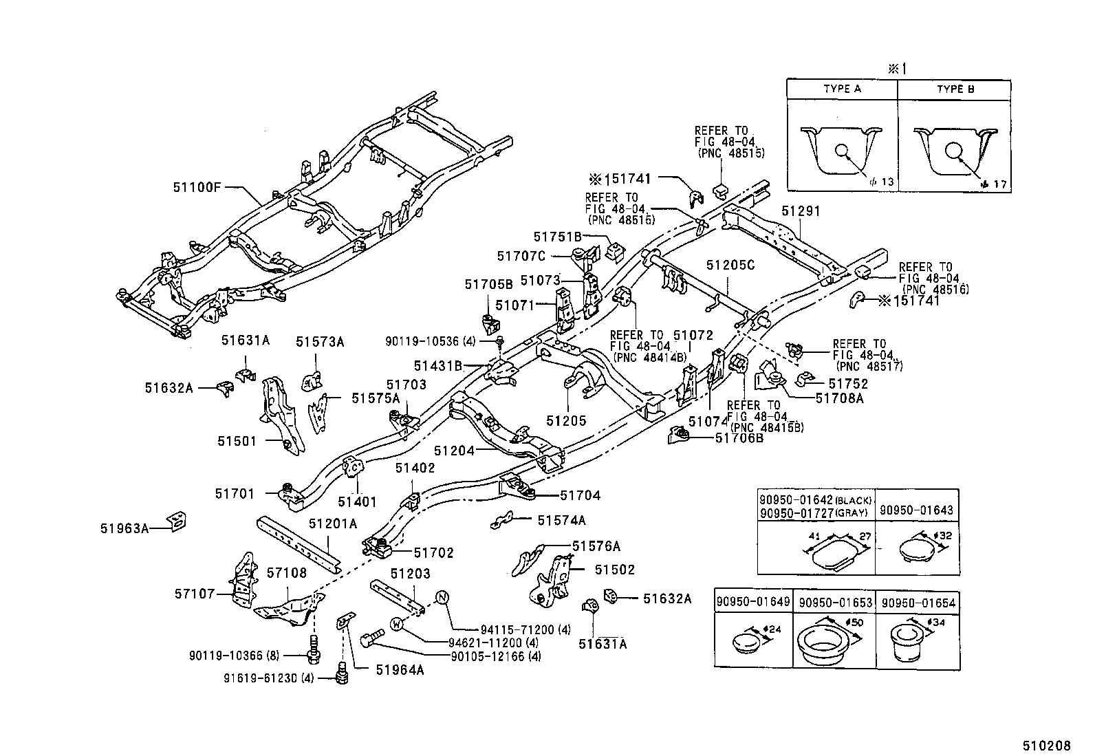 51002-3D650 FRAME SUB-ASSY product image