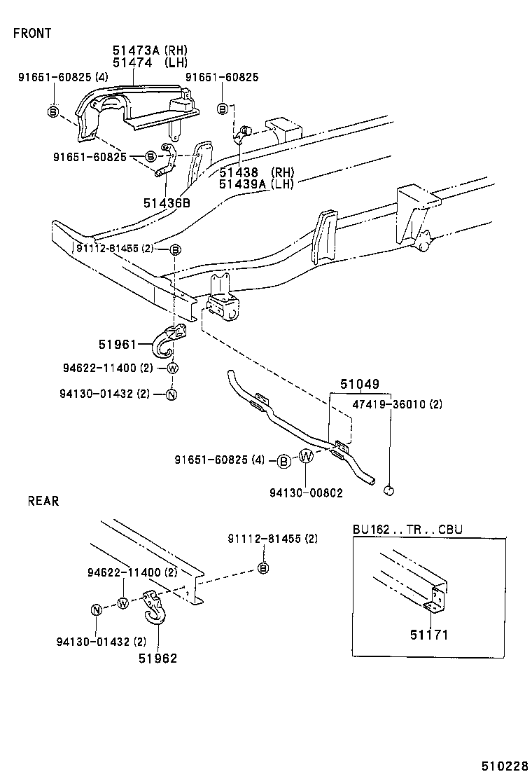 51407-37020 COVER, ENGINE UNDER, NO.1 product image