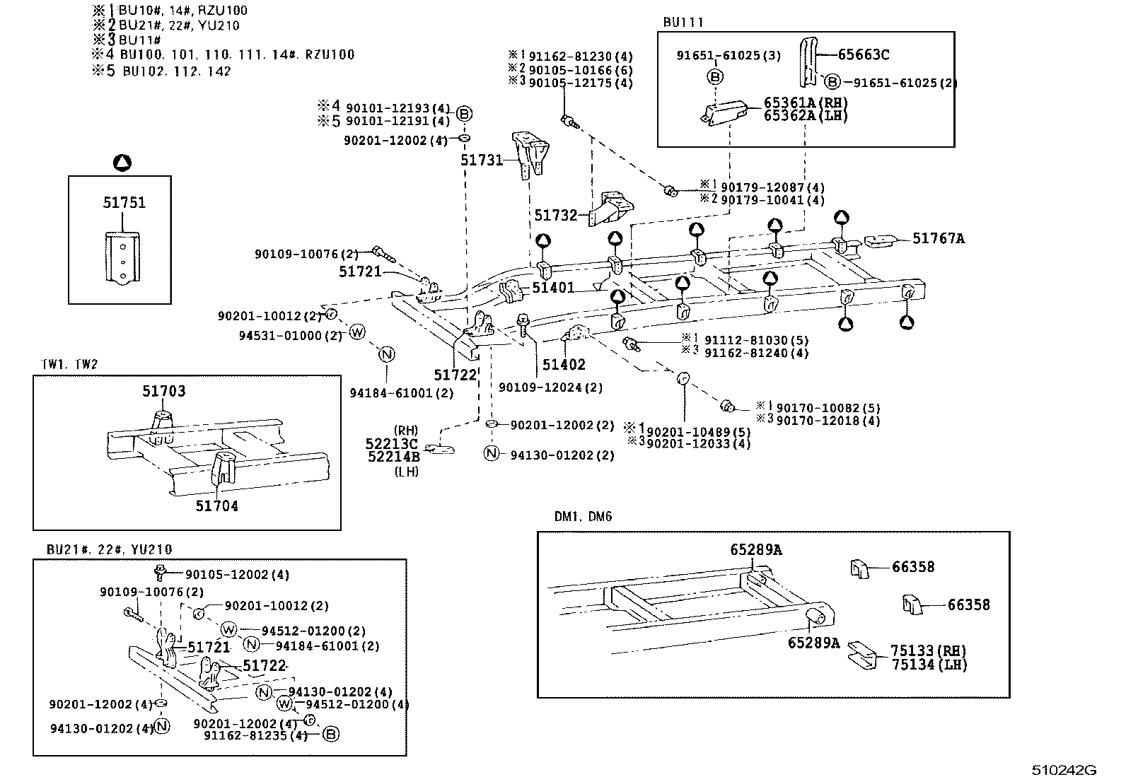51001-37420 FRAME SUB-ASSY product image
