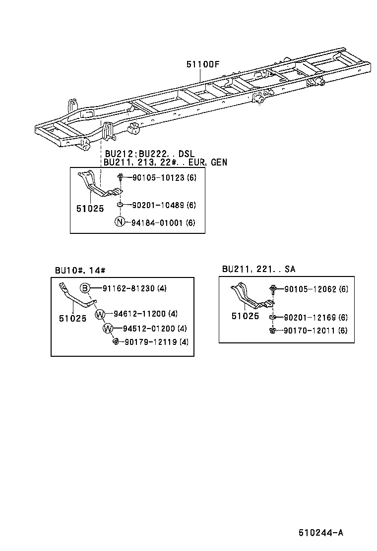51001-37420 FRAME SUB-ASSY product image