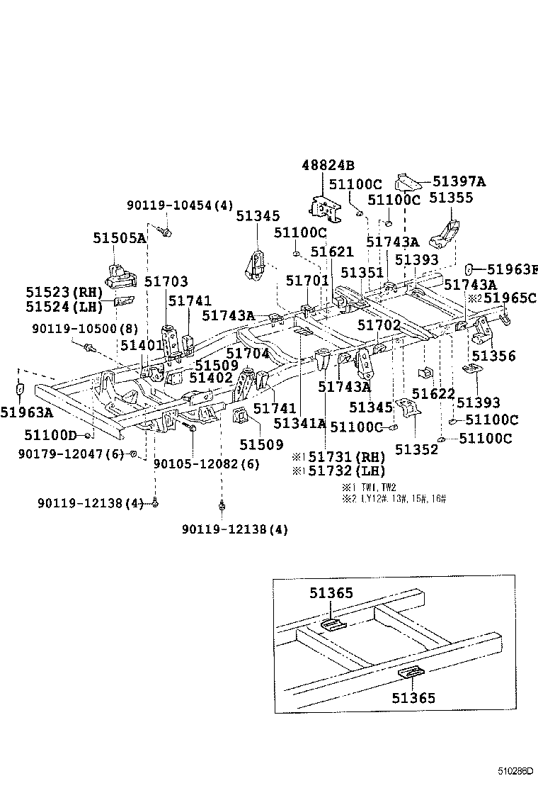 51002-25702 FRAME SUB-ASSY product image