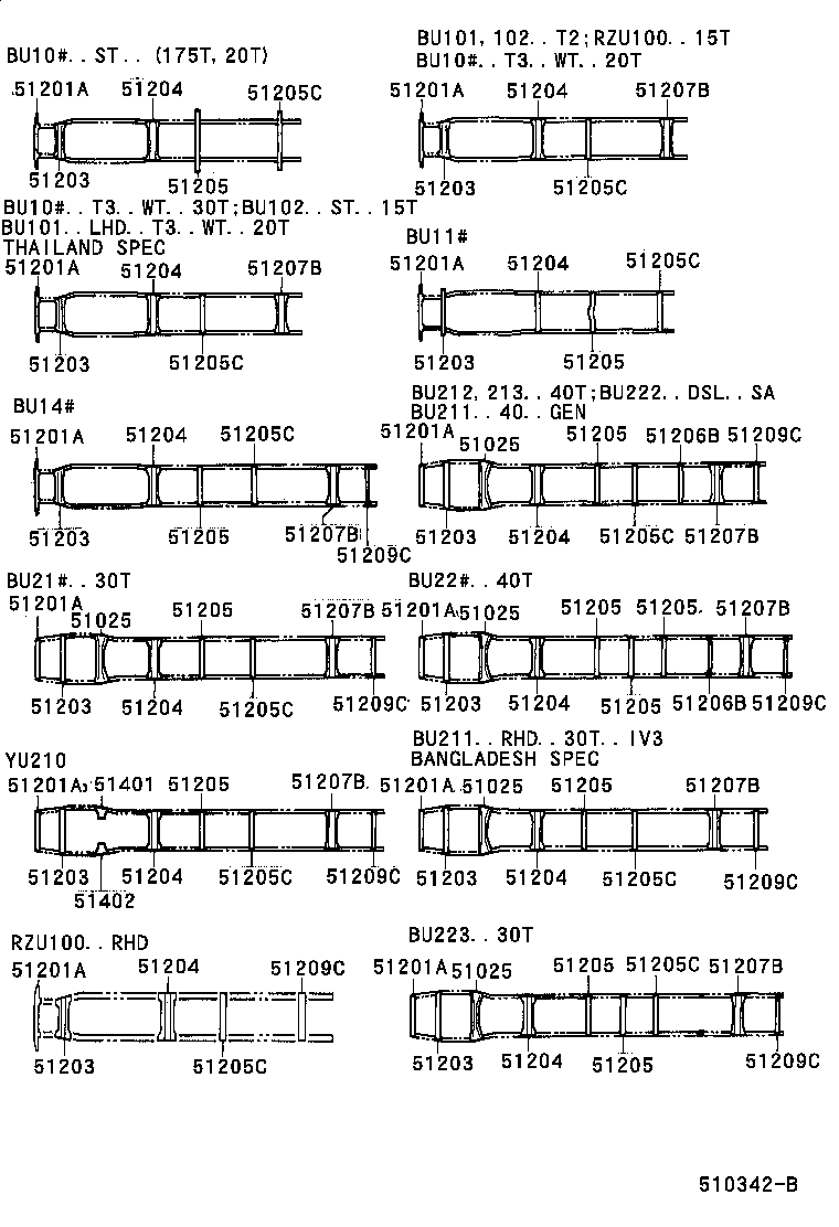 51001-37420 FRAME SUB-ASSY product image