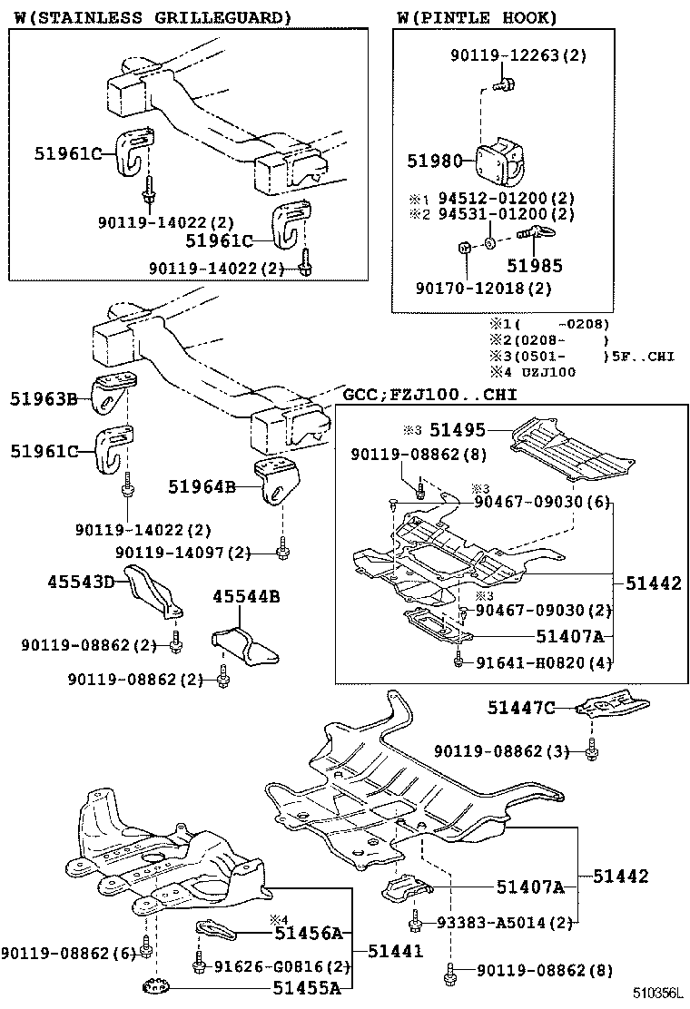 51410-60050 COVER, ENGINE UNDER, NO.1 product image