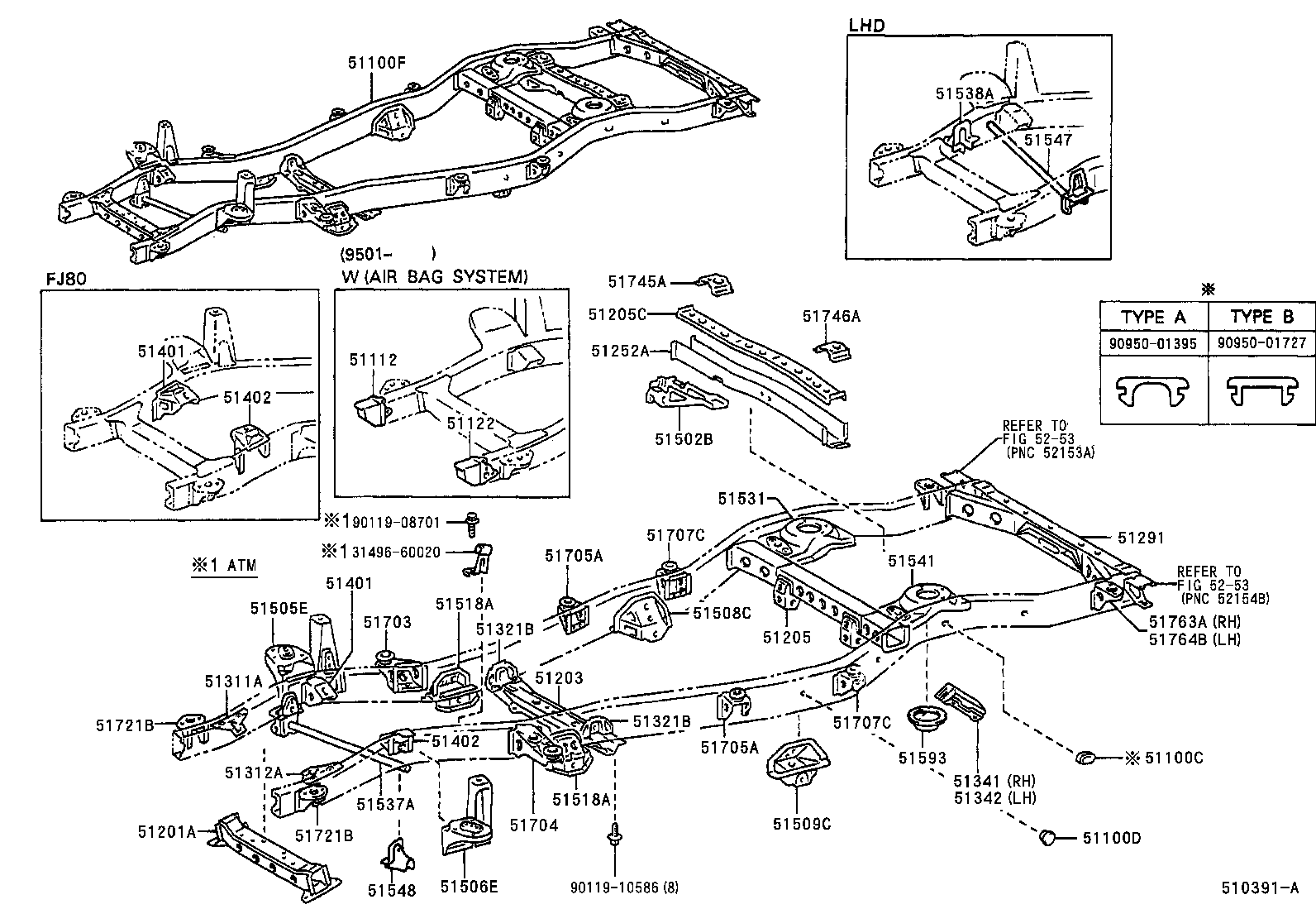 51001-6A320 FRAME SUB-ASSY product image