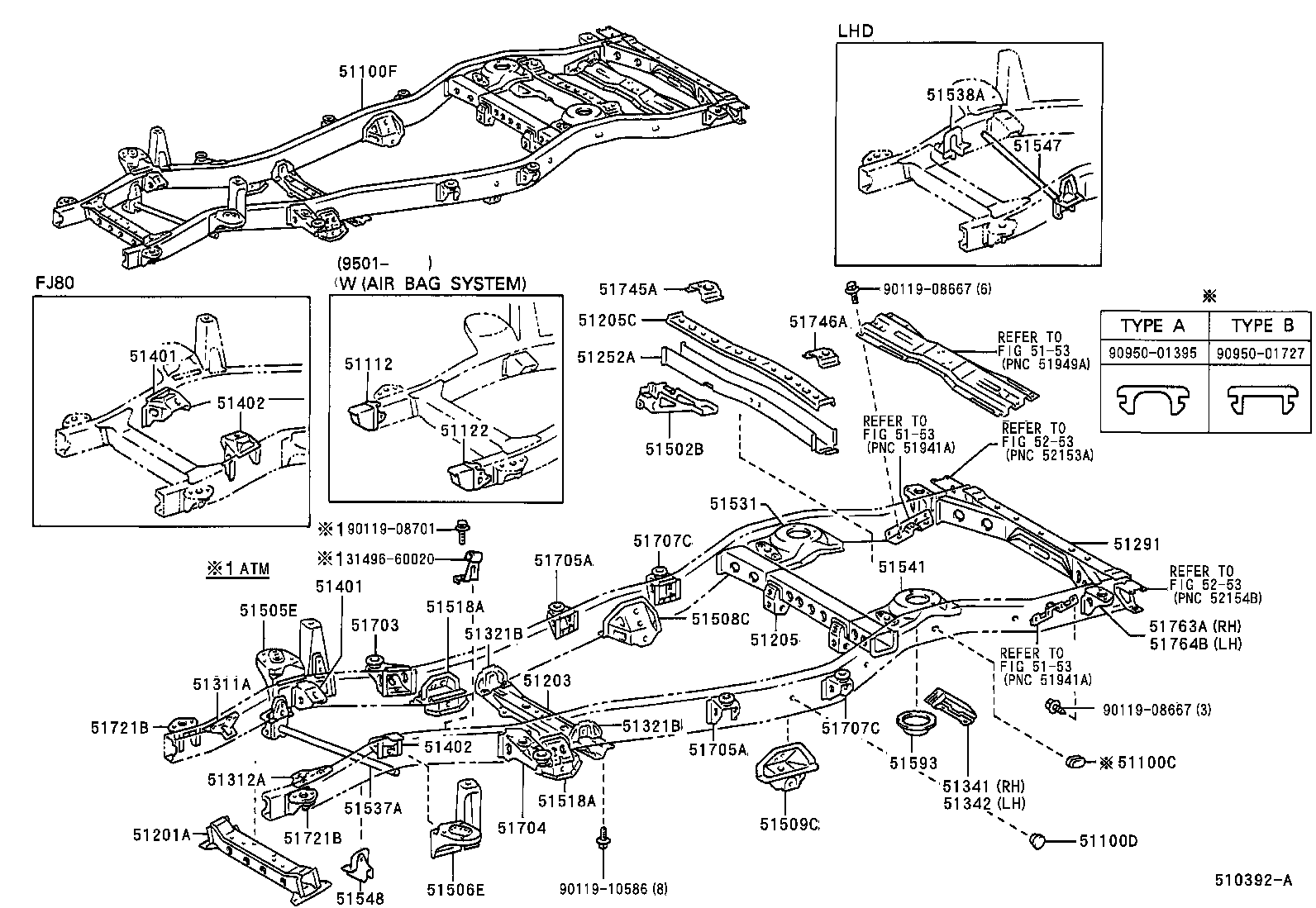 51001-6A320 FRAME SUB-ASSY product image